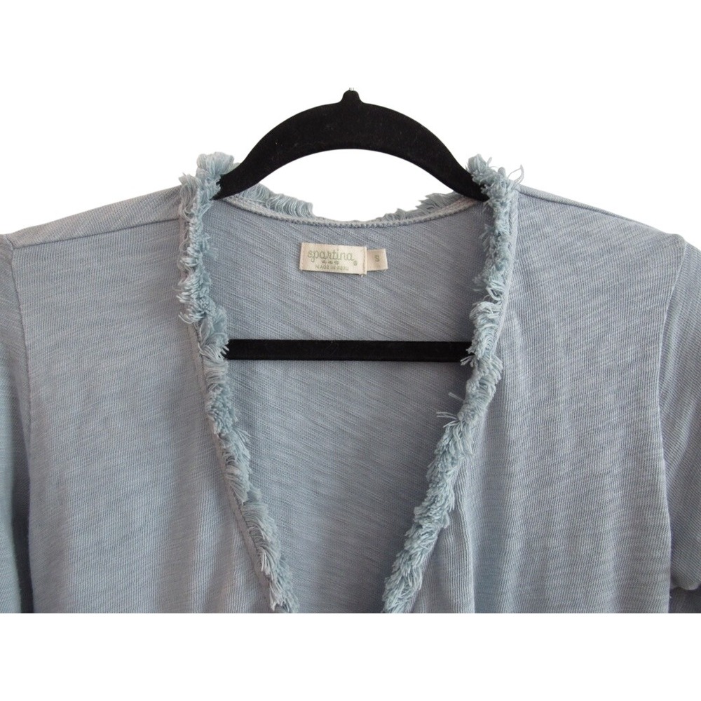 Spartina 449 Clara Convertible Cardigan Ashley Blue Size Small - Picture 7 of 12